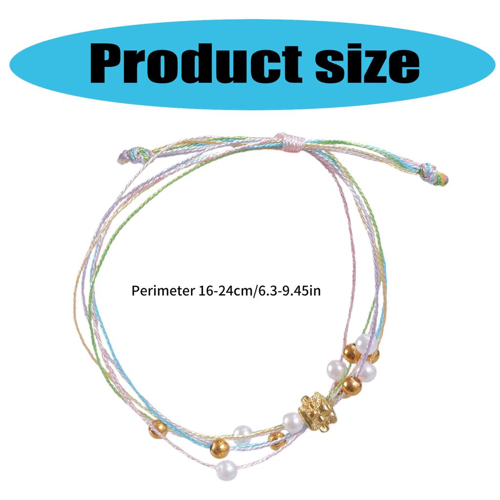 Stylish Handmade Colorful Friendship Bracelets Adjustable Handwoven Wristbands for Trendy Men and Women Daily Use
