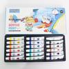 Acrylic Paint Set for Kids: 12/18/24 Colors, 6ml Tubes, Waterproof, Ideal for DIY Hand-Painted Shoes & Clothes.