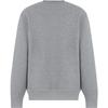 Emporio Armani EA7 Solid Logo Cotton Fitted Crew Neck Sweatshirt Men Sweatshirt Gray 6DUM17-PJZXZ-3925