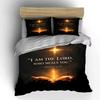 Christian Scripture Bedding Set Bedding Duvet Cover Set Duvet Cover Pillowcases (1 * Duvet Cover 2 * Pillowcases, Without Duvet Insert)