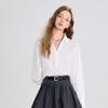 Betu Women's French Style White Shirt Top