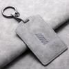 AAAQJ1 Suede Leather Car Smart NFC Card Key Case Fob Cover Shell  Auto Keychain Accessories For BMW M 3 5 7 Series X1 X3 X5 X6 X7 535le
