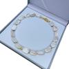 Baroque Iridescent White Freshwater Pearl Necklace - Summer Essential