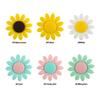Kovict 10Pcs Silicone Focus Beads Sunflower Flower Bead For Jewelry Making DIY Keychains Necklace Bracelet Accessories