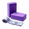 Pilates Blocks and Strap Set Non-Slip Brick Numbered for Beginners