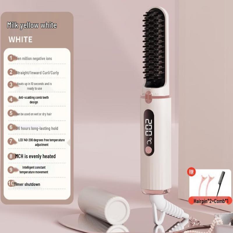 LISM Portable Mini Hair Straightener Comb