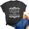Halloween Shirts for Women Funny Graphic T-Shirts Fall Graffiti Tops