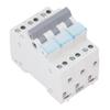 3P Dual Power Transfer Isolation Switch DIN 35mm Rail Mounting Manual Conversion Switch 63A 400V