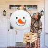 1Pc Inflatable White Snowman Christmas Ball Pvc Giant Ball Christmas Xmas Tree Decoration Xmas Gift
