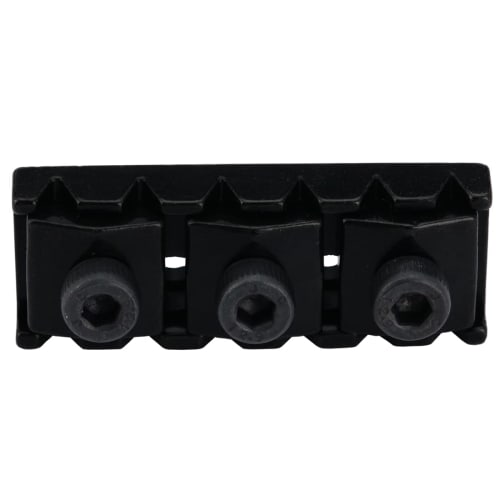 Musiclily Pro 42mm R2 Steel Guitar Locking Nut for Floyd Rose Tremolo Bridges, Black