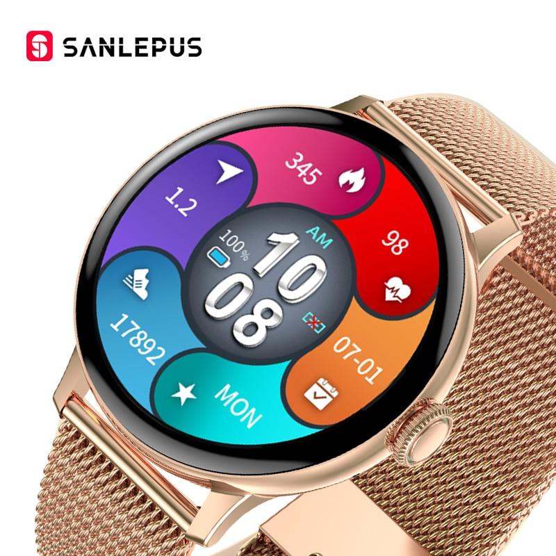 2021 Mujeres Hombres Smartwatch IP68 Monitor de frecuencia cardíaca  impermeable para Android iOS 390 * 390 HD Pantalla Reloj inteligente  comprar a buen precio — entrega gratuita, reseñas reales con fotos — Joom
