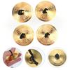4 Stück Mini-Kupfer-Fingerzimbeln Bauchtanz Handzimbeln Musikinstrument, Tanzaufführungen Instrument