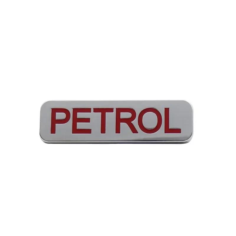 3D Premium Petrol Oil Vehicle Fuel Marking Car Engine Hood Fender Tail Rear Decal Emblem Badge Sticker for Universal