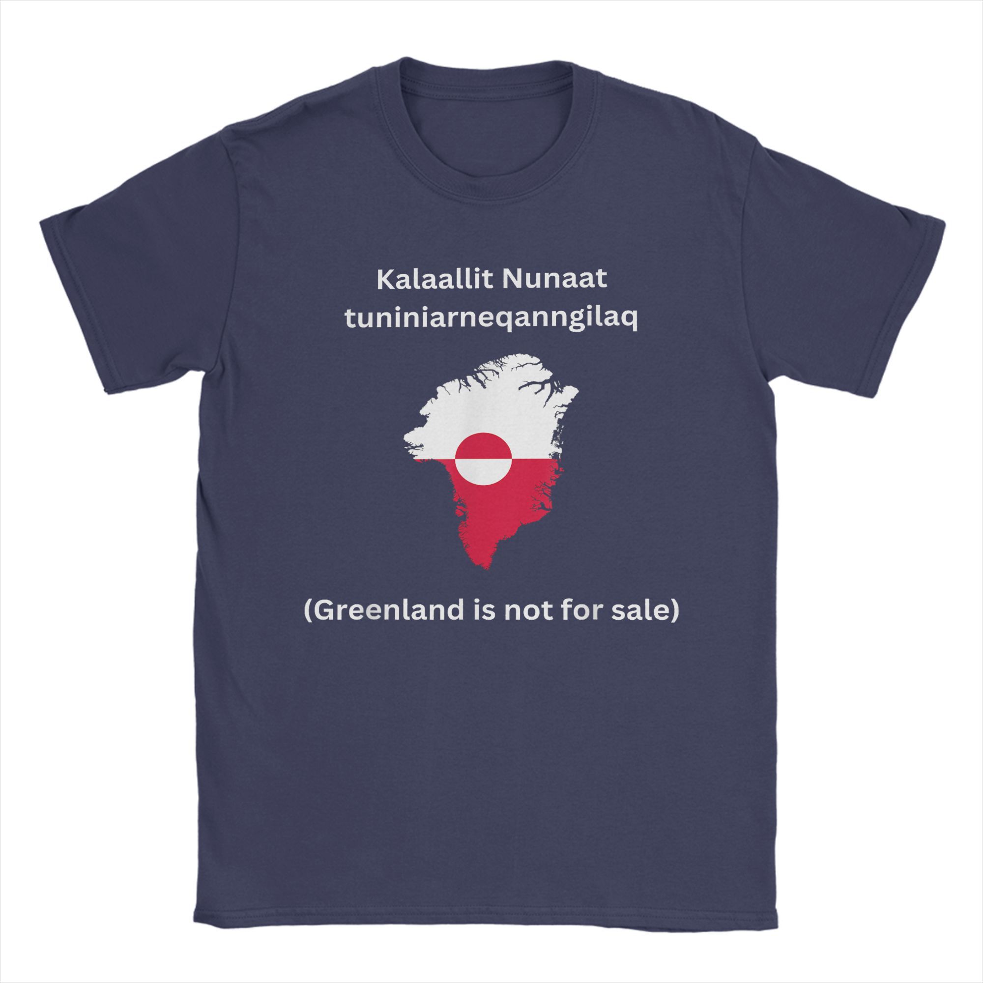 

Greenland is Not for Sale Anti T-Shirt for Men Map Flag Unique 100% Cotton Tee Crew Neck Short Sleeve T Shirts Gift Clothes 3XL