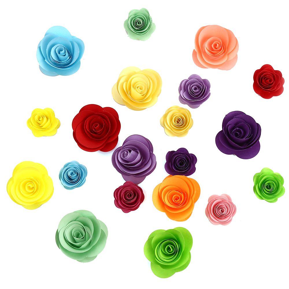 Partially Prepared Products Manual Material Rose Origami Paper Folding Origami Art Craft Paper