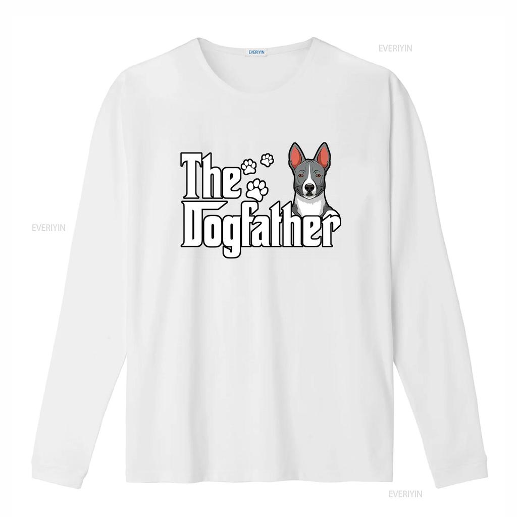 Basenji The Dogfather Fathers Day T Shirt Stylish Comfortable Dog Lover vintage Washed graphic Stretched designer clothes Soft