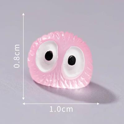 Glow-in-the-Dark Resin Figurine Micro-Scenery Decorative Ornament Cartoon- Adorable Viral Glowing Desktop Craft Item