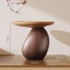 Irregular Shape Solid Wooden Tray, Desktop Decoration Tray for Jewelry Supplies,Entryway Storage Organizer,Walnut Fruit Tray