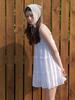 Kinder Baby Frill Mini Cancan Dress -White
