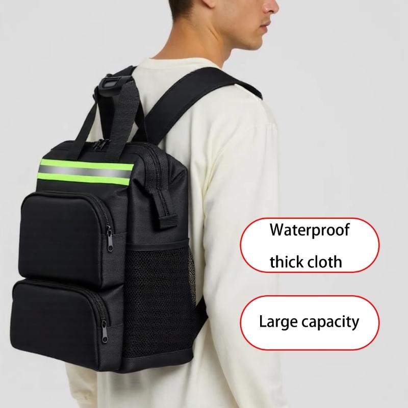 High Strength Large Capacity Electrician Tool Bag with Multiple Pockets for Easy Organization Easy Tool Access & Storage