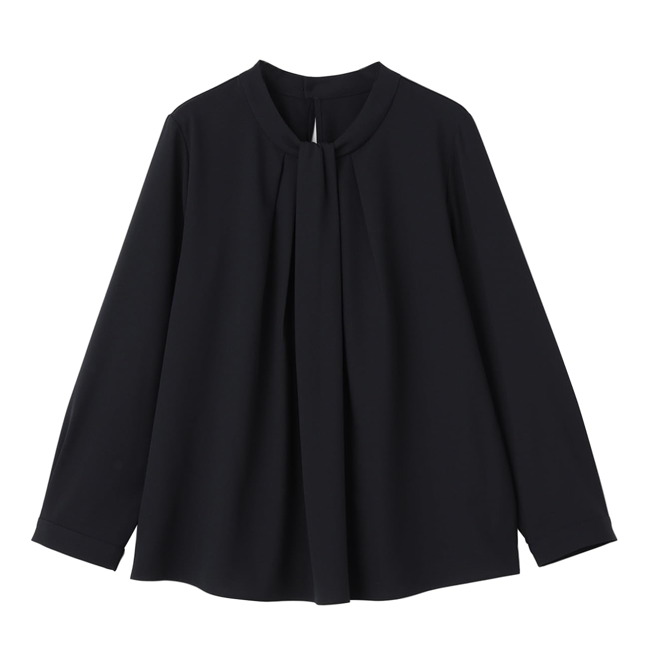 

ORIHICA Long Beautiful and Comfortable Choose Your Office Style Size LL Women s Sleeve, Blouse, Design, Wear, Washable, Navy/Bowtie (RHT5S04),