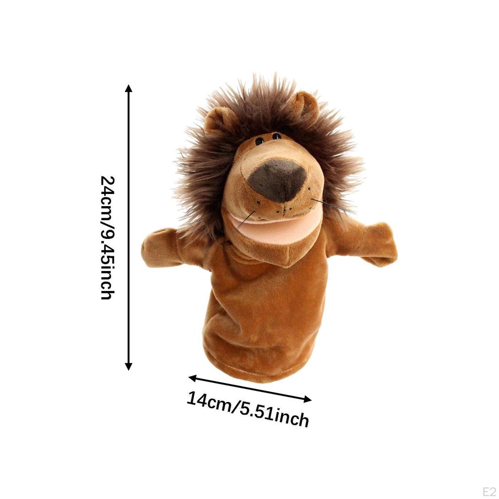 2 Hand Puppets for Children, Stuffed Animals, Decorative Toys Kids, Pretend Play, Storytelling