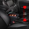 FIESTA Center Console Armrest Storage Box: Car Accessories for Interior Modification