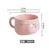 Cute Pink Pig Ceramic Tableware Mug Bowl Irregular Plate Household Disc Kitchen Supplies Main Course Decorative Tableware Plates