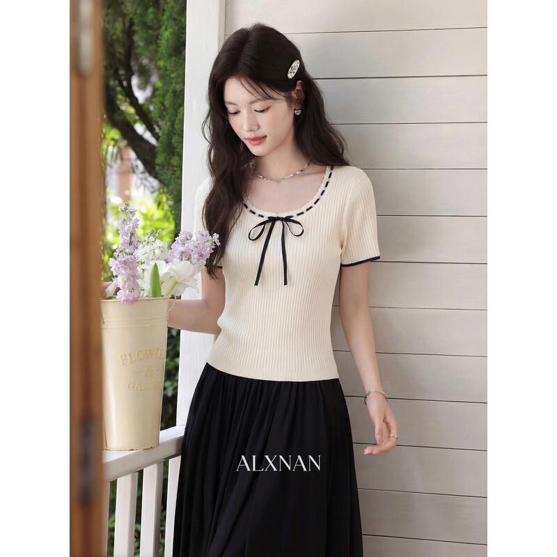 Luxiangnan Women s Designer Short-Sleeve T-Shirt S