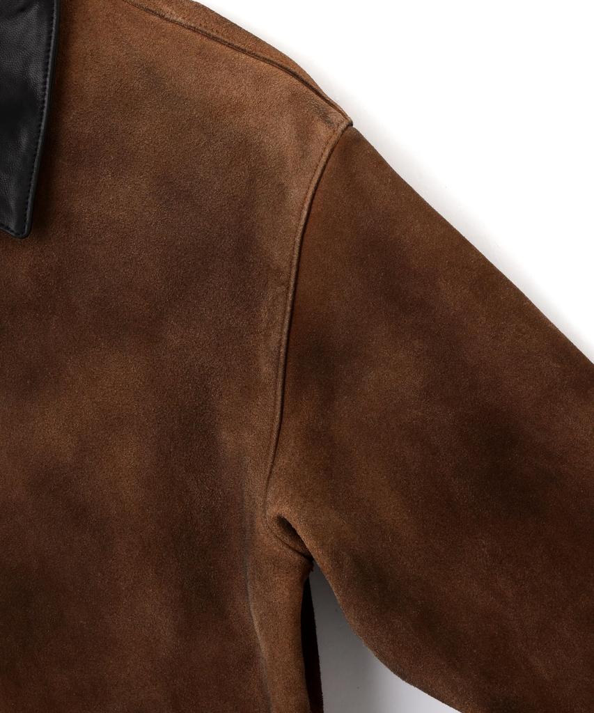 Schott NEWBIE SUEDE LEATHER Size JACKET, Men's, L, 050, Brown, 782-5250009