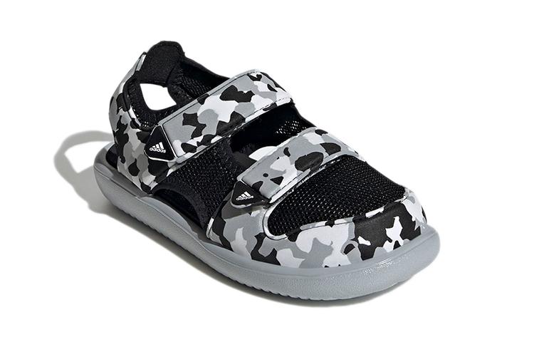 Adidas Water Sandal Comfort Sandal Black Gray Children Aged 3 7 Years Old GZ1307
