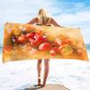 Cute Apple Beach Towel Microfiber Cartoon Fruit Bath Towel Quick Dry Sand Free Towels For Swimming Pool Beach Yoga Travel Sport