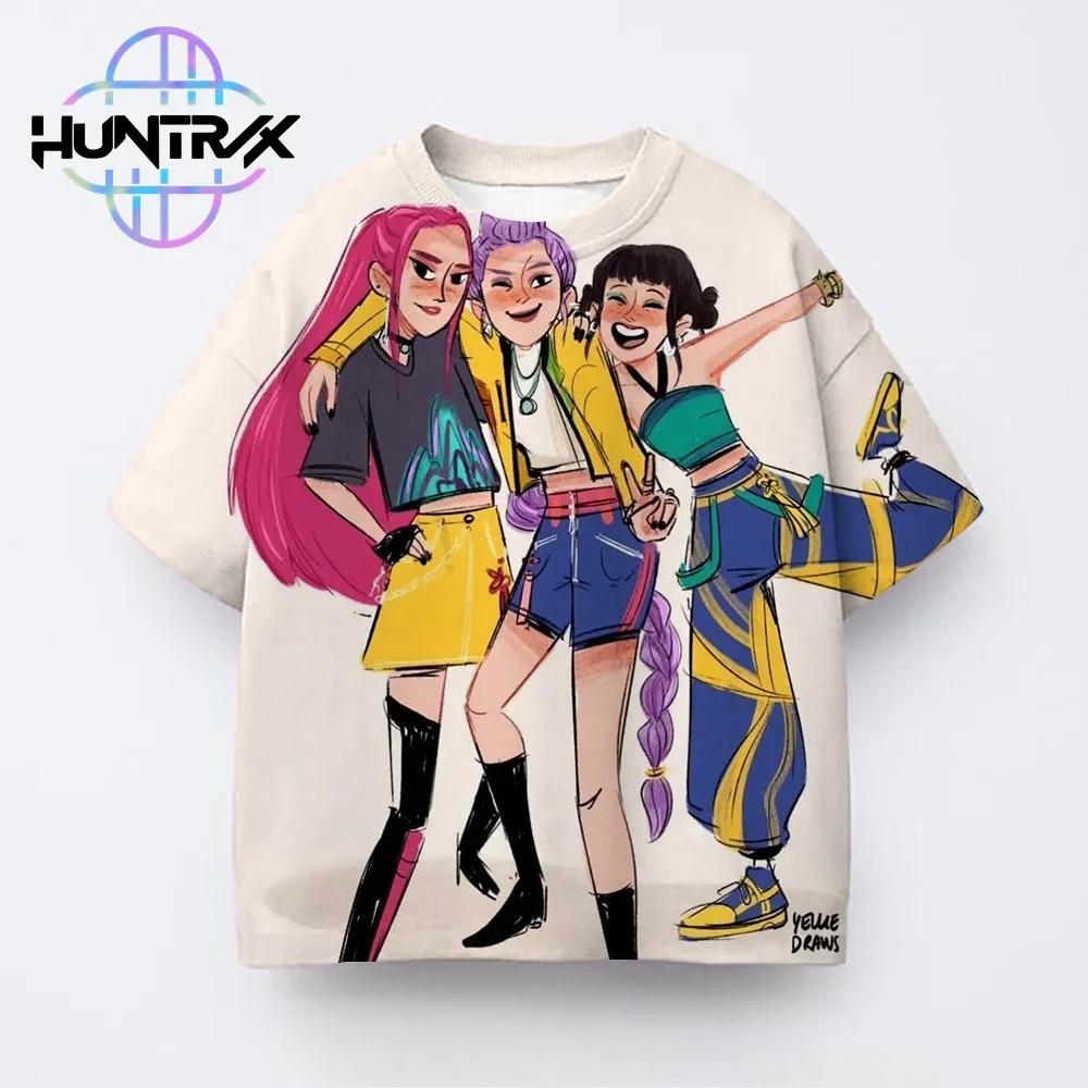 T-Shirts Girls Children's Cartoon Printed Fashion Short Sleeve T-Shirt Casual Fashion Summer Girls Short Sleeve Clothing Top