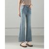 TERRE BLEUE Women's High-Waist Flared Jeans