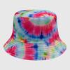 Neutral Summer Tie Dye Printed Fisherman Hat Outdoor Breathable Hat Sunshade