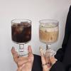 Retro Sunflower Embossed High-Leg Glass Cup
