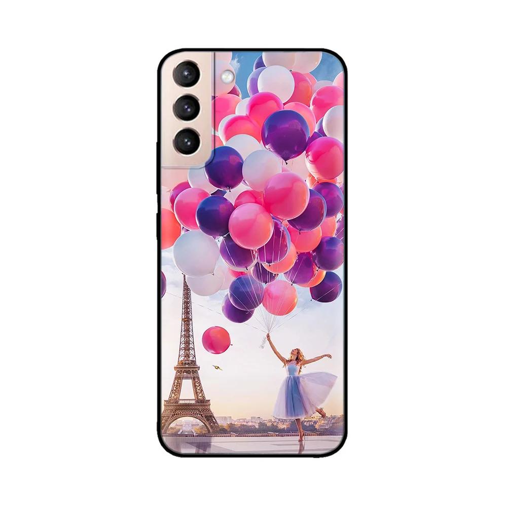 For Samsung Galaxy S21 Plus Case Soft Black Silicone Cover Protective Shell For Samsung Galaxy S21 Plus Ultra S21+ FE 5G Case