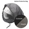 Oxford Cloth Helmet Bag Dust Proof Drawstring Design Good Toughness Helmet Storage Bag for Cycling