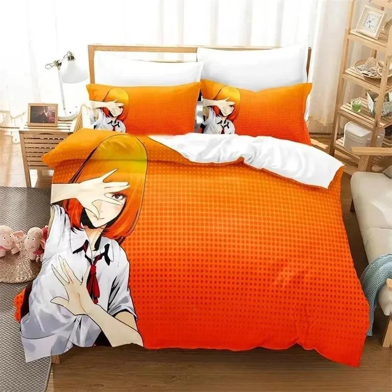 3D Print Prison Schol Anime Beding Set Bedrom Soft Modern Bedspreads Comefortable Children Kids Soft Duvet Cover Comfortable Quilt Cover And Pilowcase