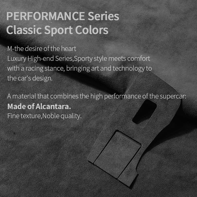For Tesla Model 3 Y 2019-2025 Window Switch Lifter Panel Trim Frame Sticker Tuning Made of Alcantara Car Interior Accessories