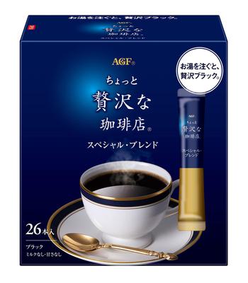 AGF A Little Luxury Coffee Shop Black Sticks Special Blend, 26 Sticks [Stick Coffee]