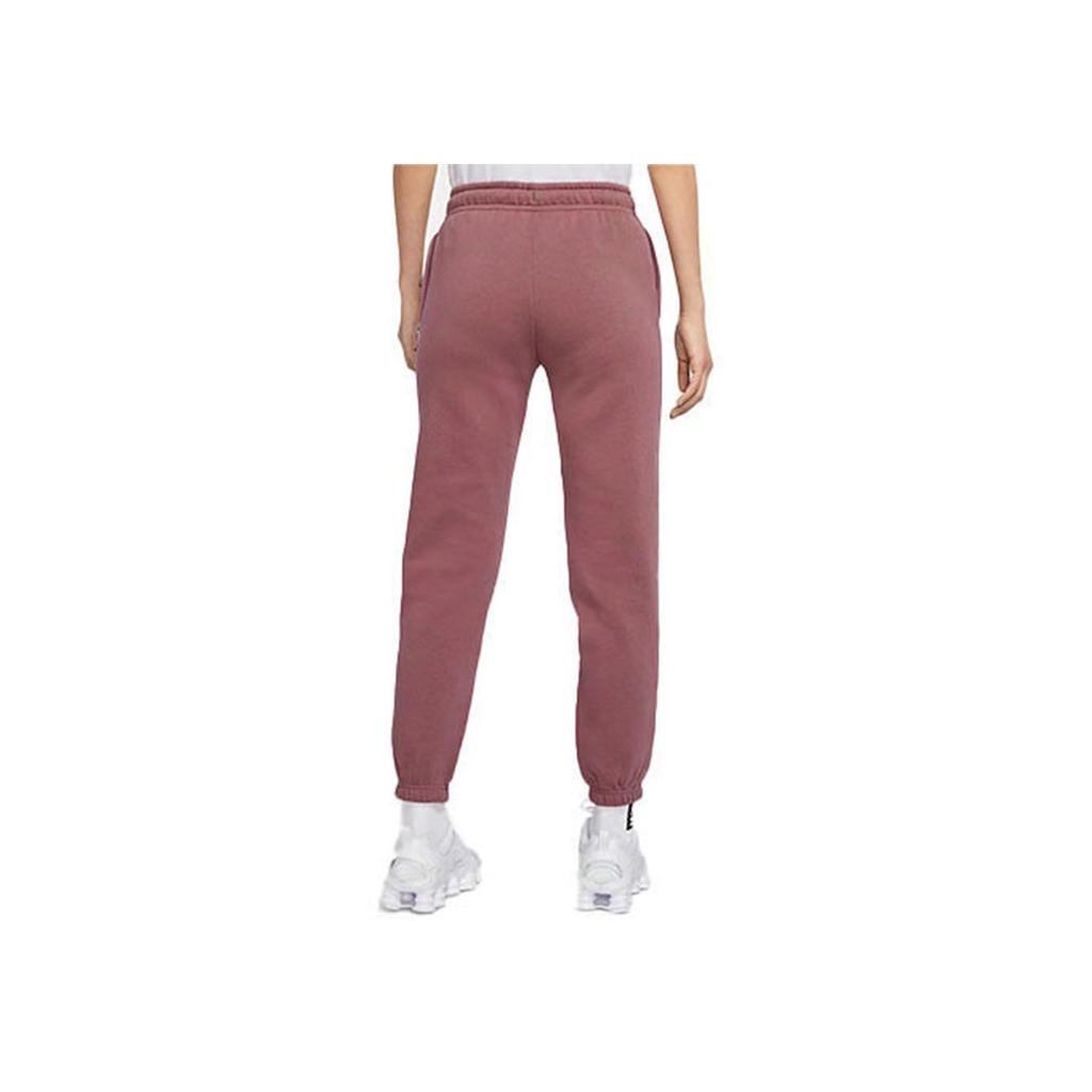 Nike Sportswear Logo Print Fleece Warm Casual Sports Pants Women Bottoms Light-Mulberry DA2125-533