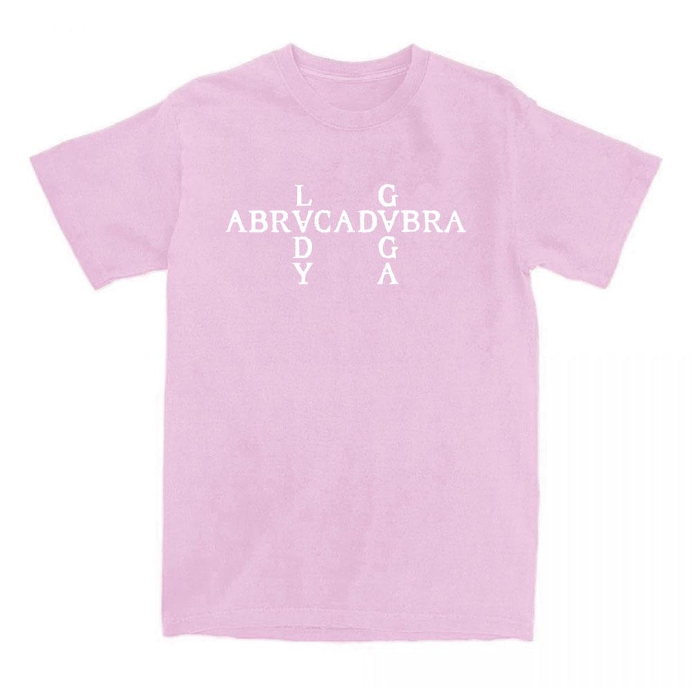 Abracadabra Lady Gaga Mayhem Album Tshirts Short Sleeve Round Neck Women Tshirt Cotton Tees Camisetas Casual Hip Hop Streetwear