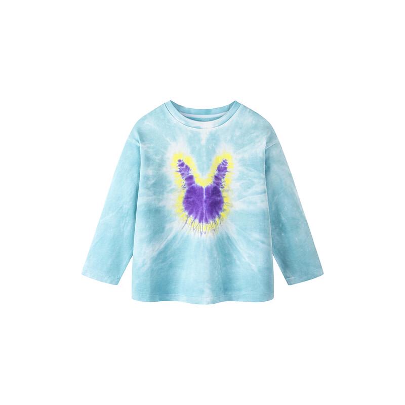 Minibala Jungen Langarm Tie-Dye Baumwoll-T-Shirt