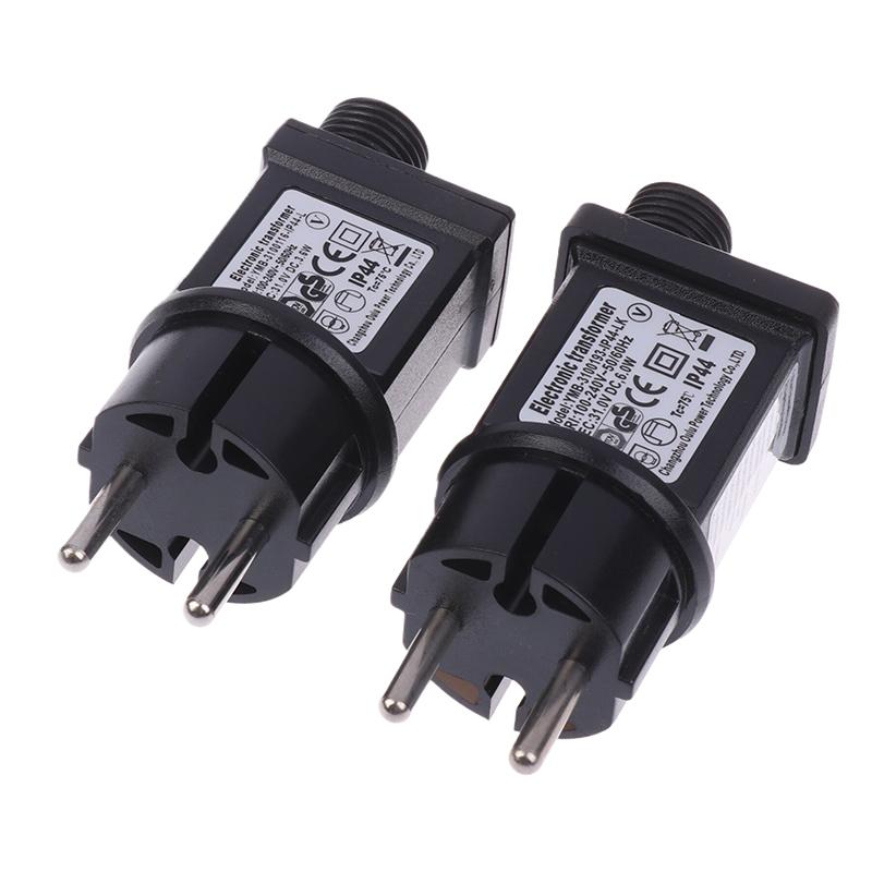 Wtyczka UE AC 220V do 31VDC 6W 8 Funkcji Przełącznik Zasilacz Sterownik Lampy LED Selv Wodoodporny IP44 Oświetlenie Laserowe Zasilanie Europejskie