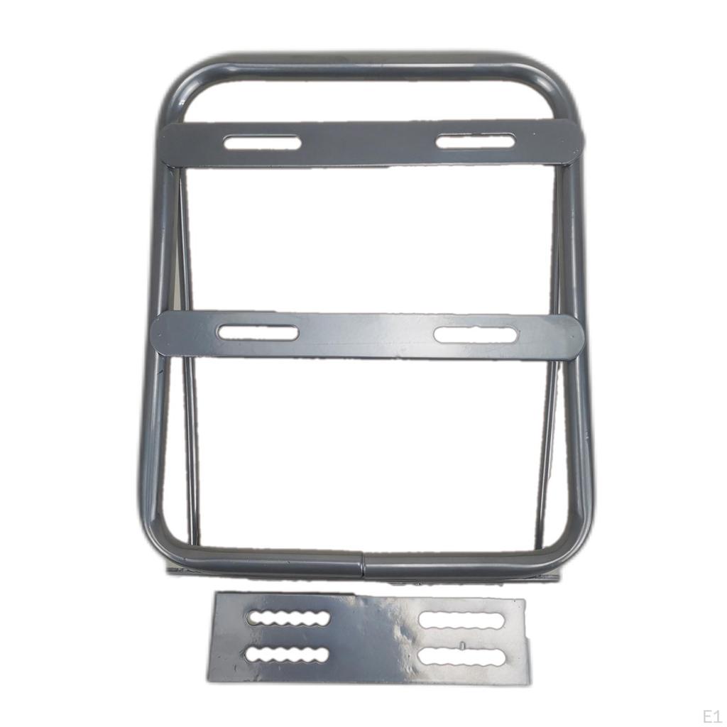 Motorbike Rear Tail Box Carrier Basket Rack Shelf with Screw Bracket Holder Trunk