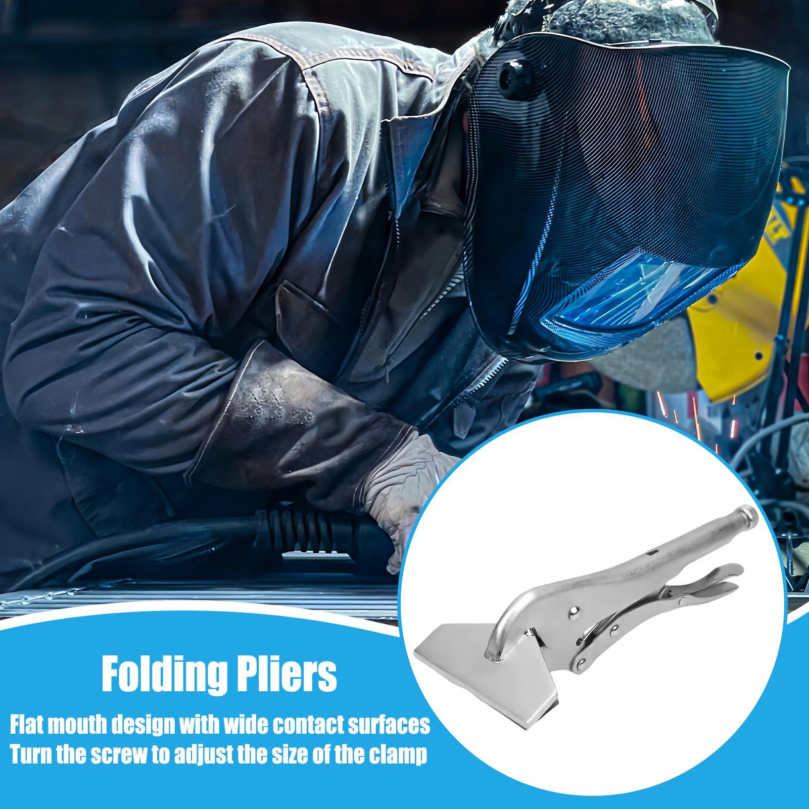 

Pocket Pliers Locking Sheet Metal Clamp 10Inch Adjustable Non Slip Foldable Tools For Professional Home Electrical Work CHINA