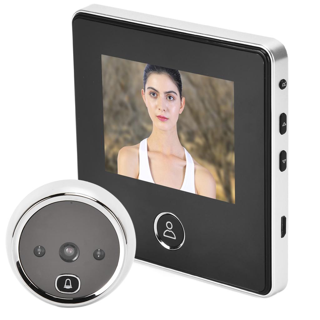 2.8in 0.3MP Digital Door Peephole Viewer Doorbell Camera 90 degrees Wide Angle Night Vision for Home