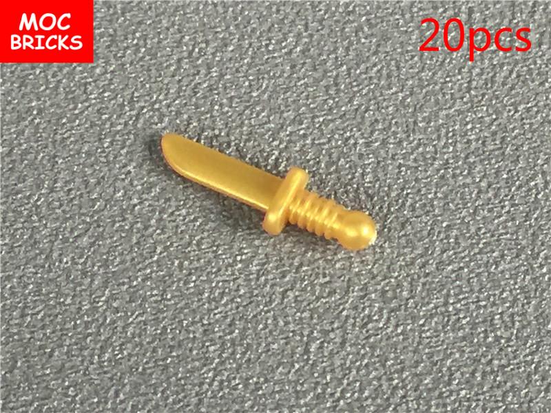 MOC Bricks Sleeve Sword Gun Knife Whip Bow Arrow Oil Bottle Box Soldier Army Action Figure Building Blocks Dolls Boys Toys