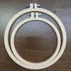 Adjustable Wood-Color Embroidery Hoop Stand - Universal Handmade Cross-Stitch Frame